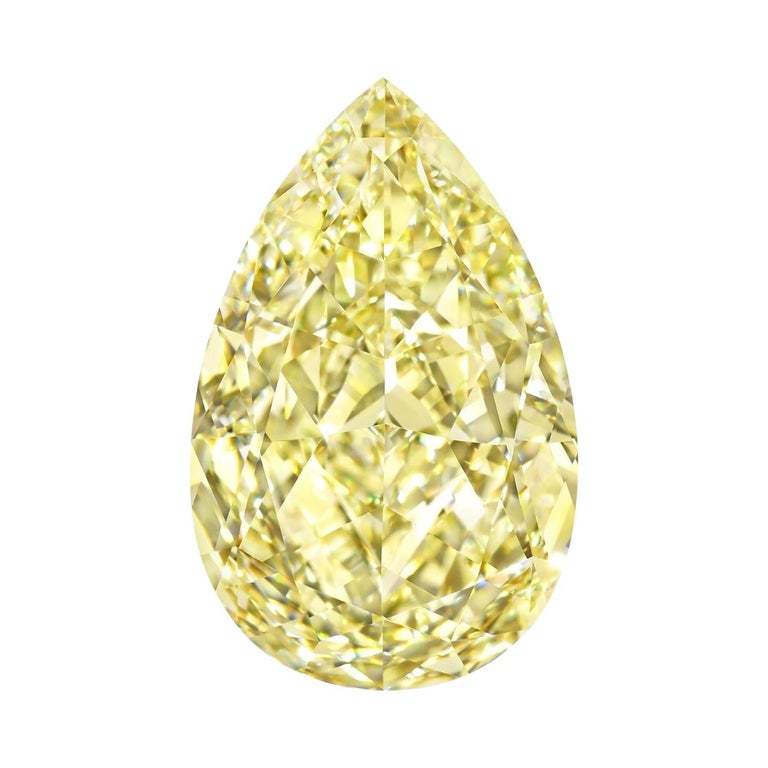 15.63-Carat Fancy Yellow Diamond for Bespoke Jewel