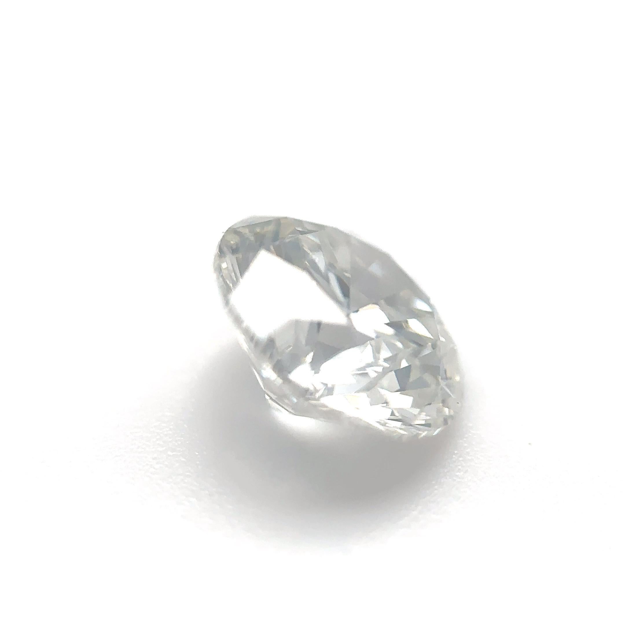 GIA Certified 1.57 Carat Round Brilliant Natural Diamond (Engagement Rings) In New Condition For Sale In London, GB