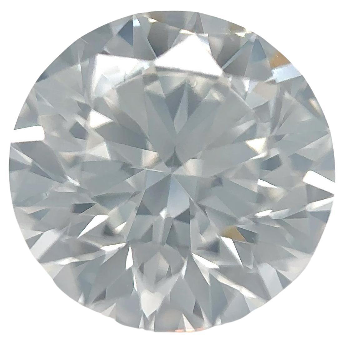 Diamant naturel brillant rond de 1,57 carat certifié par la GIA (bagues de fiançailles) en vente