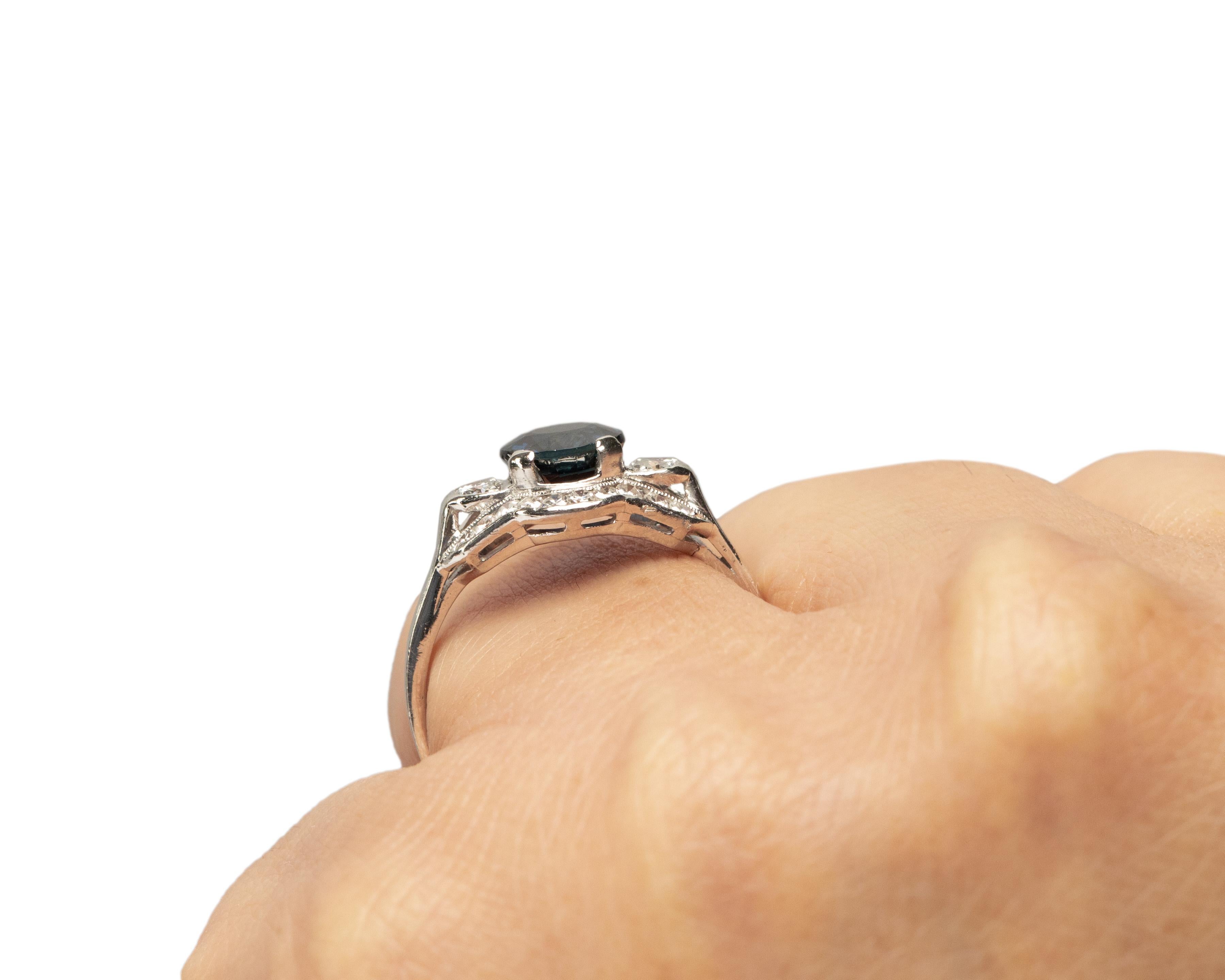 Verlobungsring mit GIA-zertifiziertem 1.58 Karat Diamant im Angebot 2