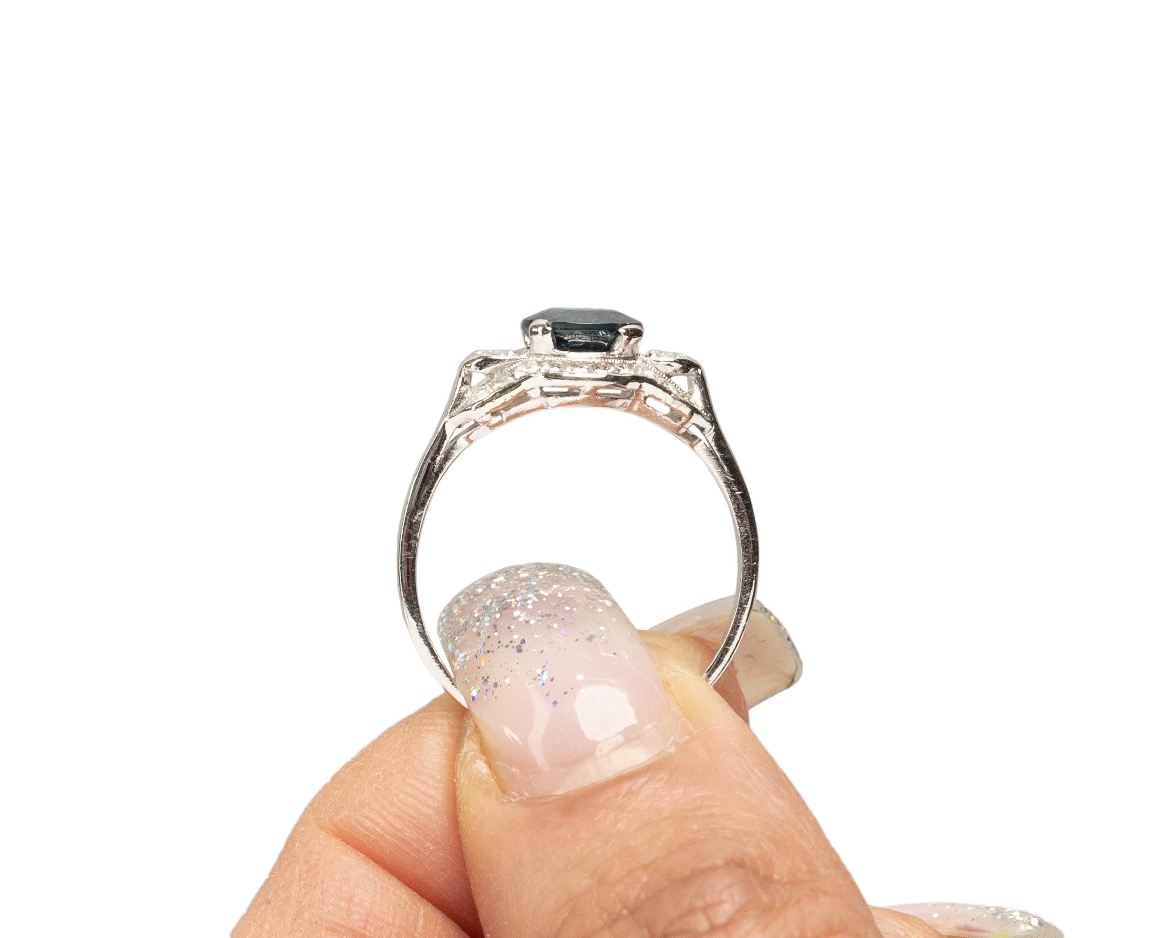 Verlobungsring mit GIA-zertifiziertem 1.58 Karat Diamant im Angebot 3
