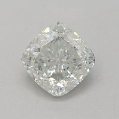GIA Certified 1.58 Carat Faint Green VS2 Clarity Diamond