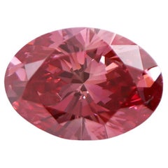 GIA Certified 1.58 Carat Fancy Vivid Pink Diamond Natural Earth Mined