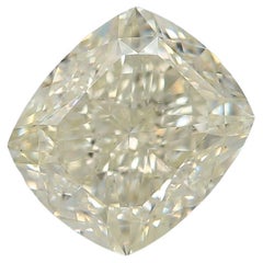 GIA Certified 1.58 Carat Light Greenish Yellow VS2 Clarity Diamond