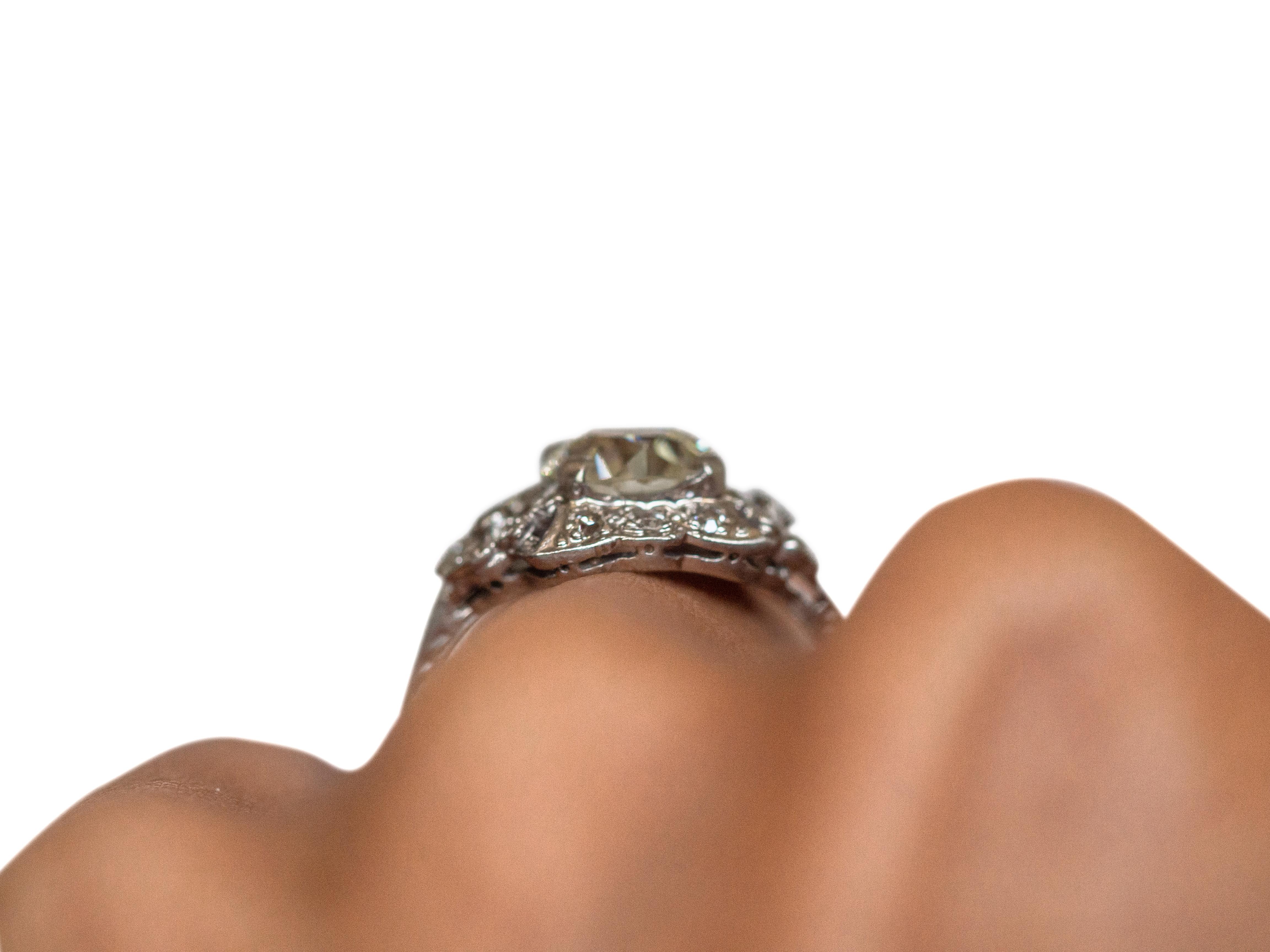 Anello di fidanzamento in platino con diamante certificato GIA da 1.68 carati in vendita 1