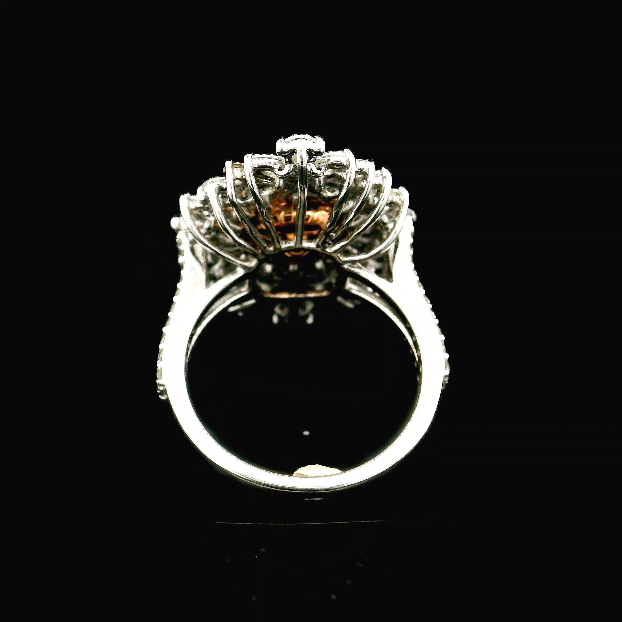Women's or Men's GIA Certified 1.59 Carat Fancy Brownish Greenish Yellow SI1 Clarity Diamond Ring For Sale