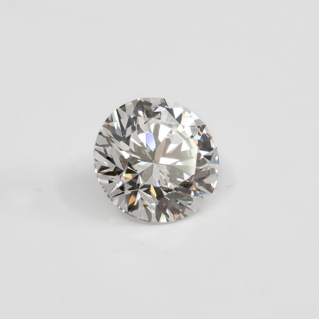 Taille ronde Diamant F/VVS2 de 1,5 carat certifié GIA, EX EX, sans fluorescence, brillant rond en vente