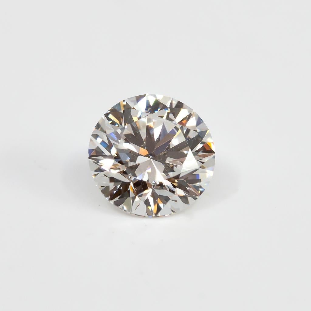 Diamant F/VVS2 de 1,5 carat certifié GIA, EX EX, sans fluorescence, brillant rond Excellent état - En vente à FORTITUDE VALLEY, QLD
