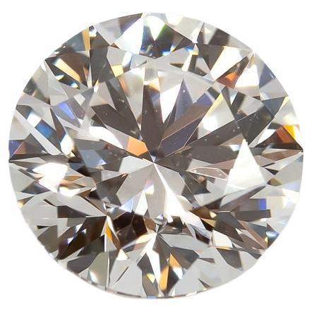 Diamant F/VVS2 de 1,5 carat certifié GIA, EX EX, sans fluorescence, brillant rond en vente