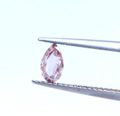 GIA certified .15ct Fancy Intense Pink Purple Diamond Loose 41114*