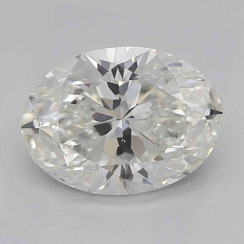 Dieser atemberaubende, in New York handgefertigte Diamantring besticht durch einen ovalen Diamanten in der Mitte, der ein beeindruckendes Gewicht von 1.5 kg aufweist. Mit einem Brillant I und SI1 eingestuft, strahlt dieser exquisite Edelstein