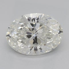 GIA Certified 1.5ct Oval Solitaire & Cluster 3-Stone Diamond Ring