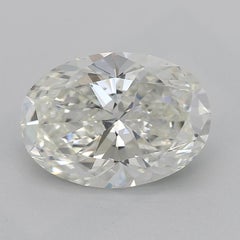 GIA Certified 1.6 Carat Oval Cluster Vintage Flower Diamond Ring