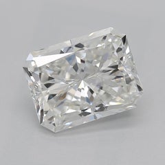GIA zertifiziert 1.6 Karat Radiant Halo Antik Diamantring