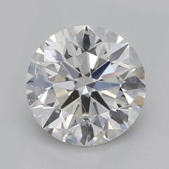Colgante solitario con bisel de diamantes redondos de 1,6 quilates con certificado GIA