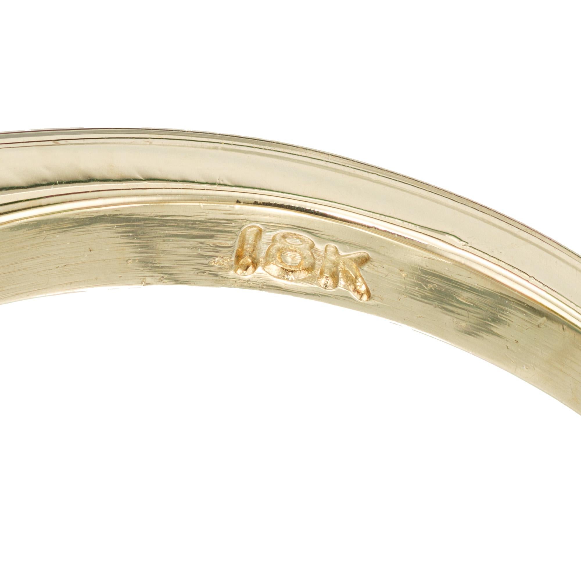 GIA Certified 1.60 Carat Emerald Diamond Gold Three-Stone Engagement Ring 1