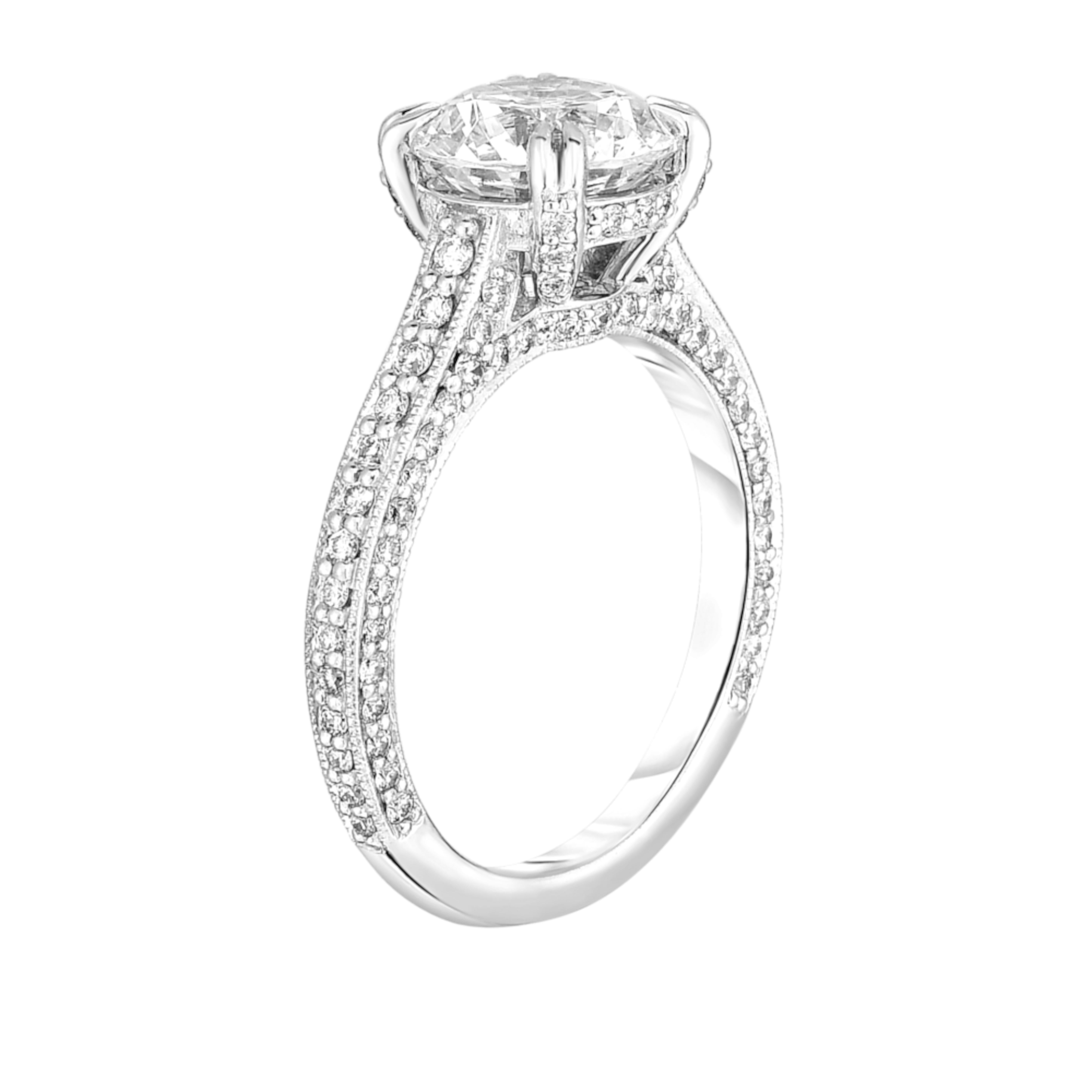 Contemporary GIA Certified 1.80 Carat Round Diamond Ring D Internally FLAWLESS For Sale