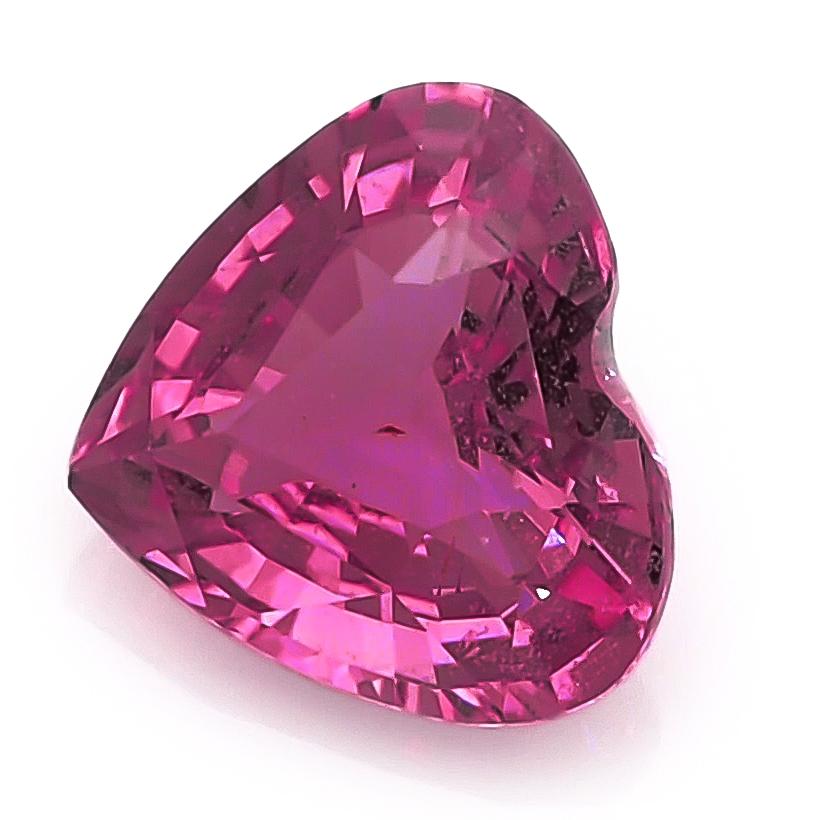Mixed Cut GIA Certified 1.61 Carats Unheated Pink Sapphire  For Sale