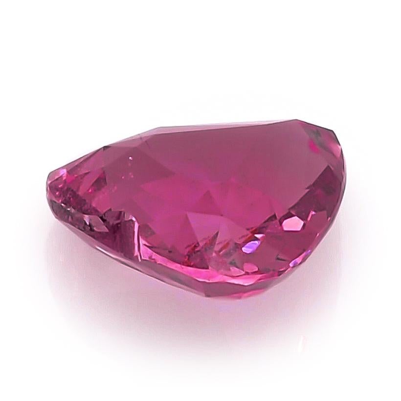 GIA Certified 1.61 Carats Unheated Pink Sapphire  In New Condition For Sale In Los Angeles, CA