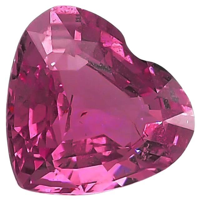 GIA Certified 1.61 Carats Unheated Pink Sapphire  For Sale