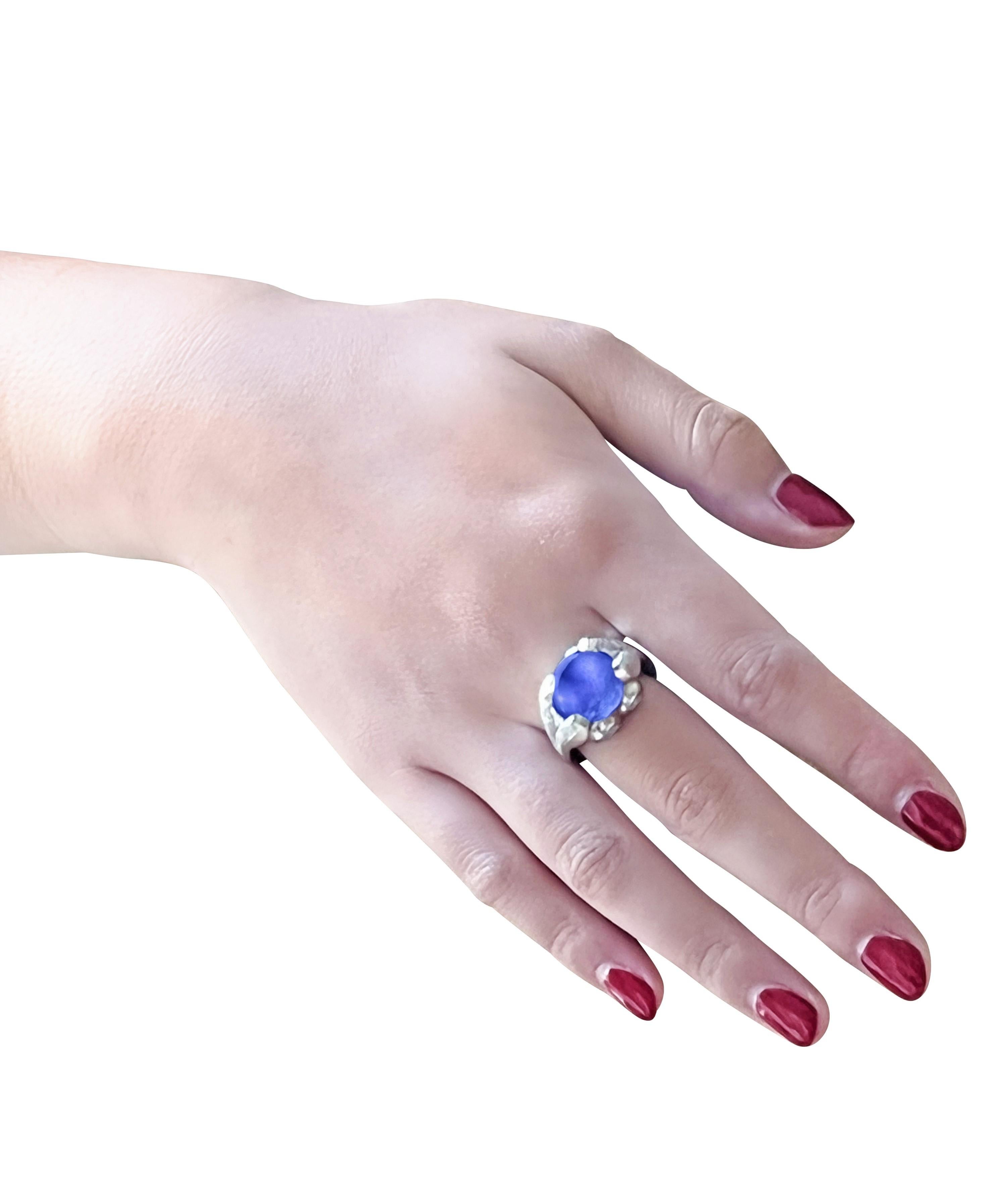 genuine star sapphire ring