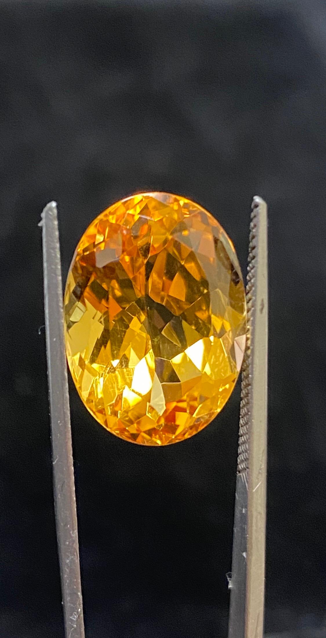 GIA Certified Yellow-Orange Oval Imperial Topaz 

Shape- Oval Modified Brilliant Cut

Carat Weight- 2.91 Carats

GIA Report Number- 2231069294

Measurements- 17.47 x 2.81 x 9.20

An Amazing Imperial Topaz That is Out of This World!

Featuring An