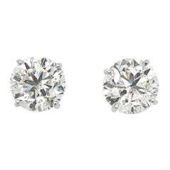 GIA Certified 16.16 Carat Total Weight Diamond Studs