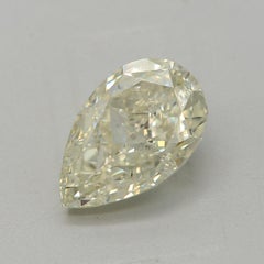Diamant certifié par le GIA, 1,64 carat, couleur « Fancy Light Grayish Greenish Yellow », pureté VS1