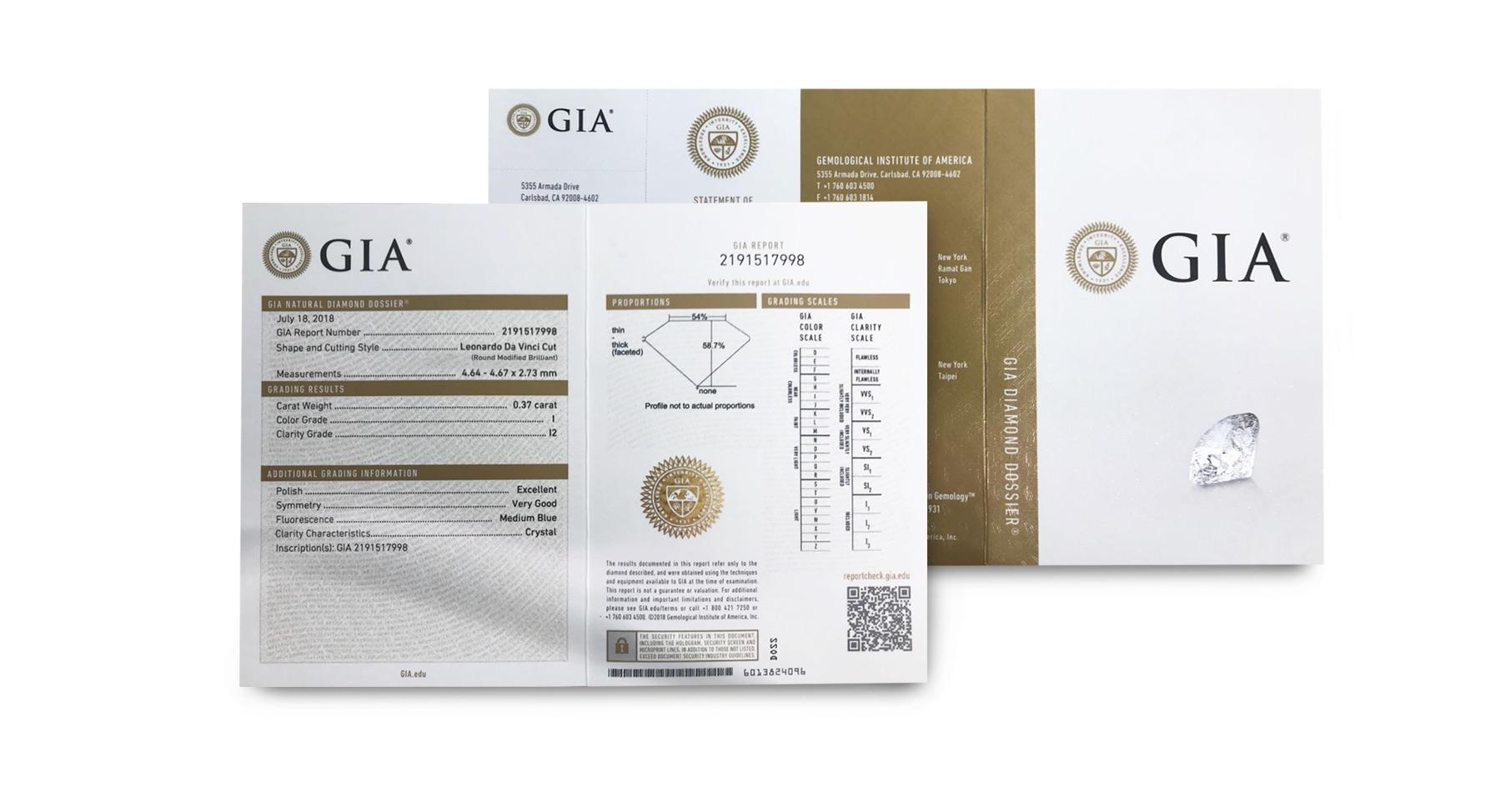 Yellow Diamond GIA Certified 1.64 Carat set in 18Kt White Gold Ring 4