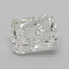 GIA Certified 1.7 Carat Braided Band Radiant Halo White Gold Diamond Ring