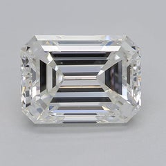 GIA Certified 1.7 Carat Emerald with Partial Eternity Platinum Diamond Ring