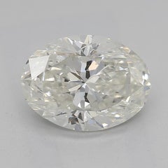 GIA Certified 1.7 Carat Oval Solitaire Multi-Prong Rose Platinum Diamond Ring