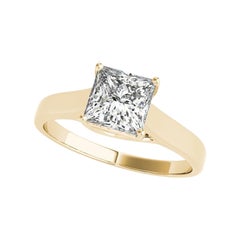 Anello con diamante solitario a traliccio da 1.7 carati certificato GIA