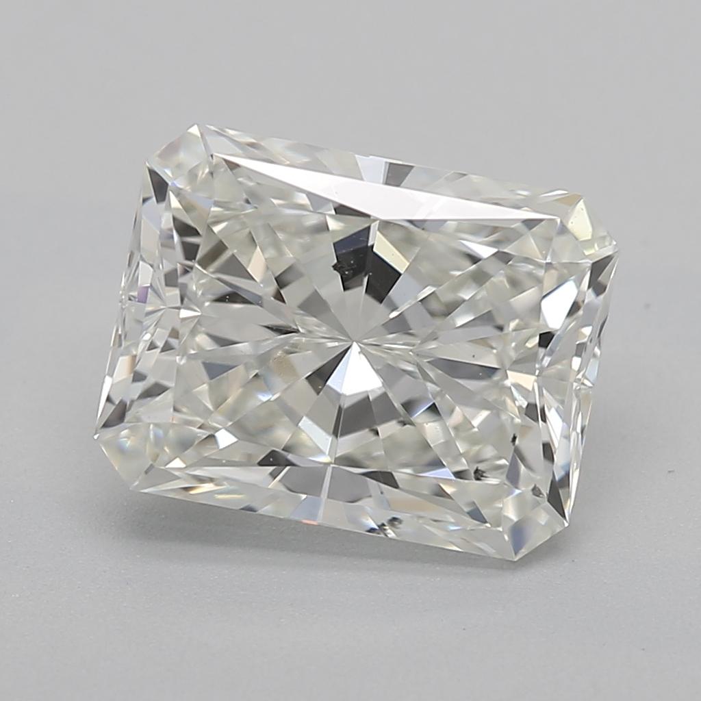 Women's GIA Certified 1.7 Carat Radiant Halo Engraved Openwork Diamond Ring For Sale