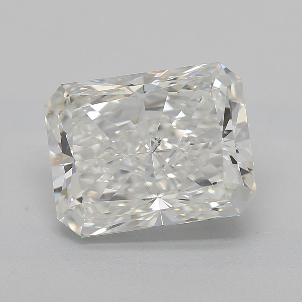 Bague à trois pierres en or jaune 18 carats certifiée GIA de 1,8 carat de diamant radiant Neuf - En vente à New York, NY