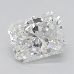 GIA Certified 1.7 Carat Vintage Radiant Halo Cluster Platinum Diamond Ring