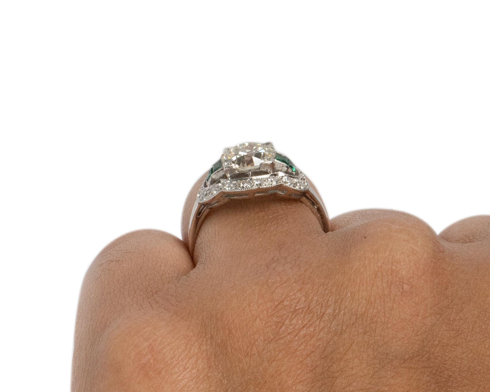GIA Certified 1.70 Carat Diamond Platinum Engagement Ring For Sale 3