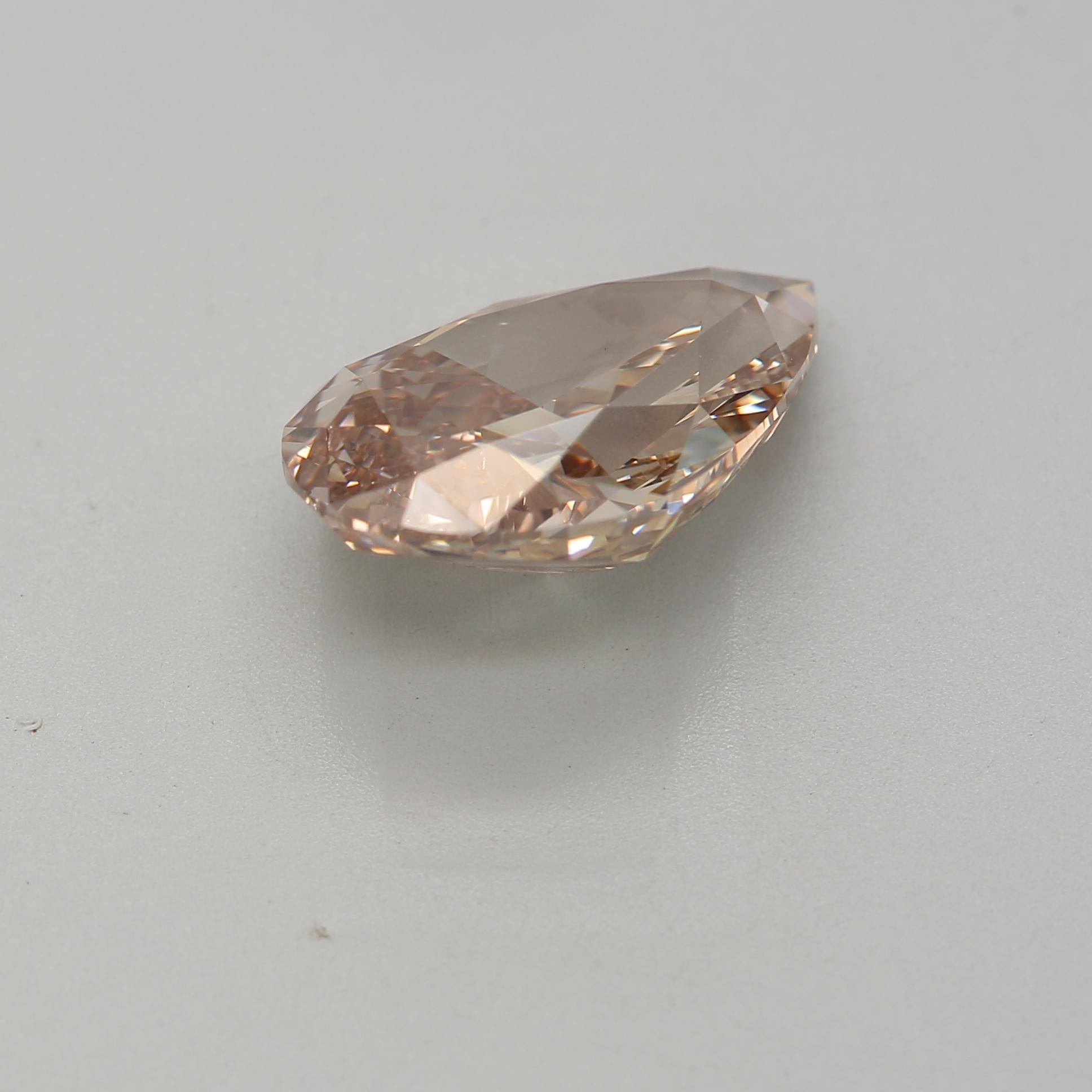 GIA Certified 1.70 Carat Fancy Orange Brown SI1 Clarity Diamond In New Condition For Sale In บางรัก, TH