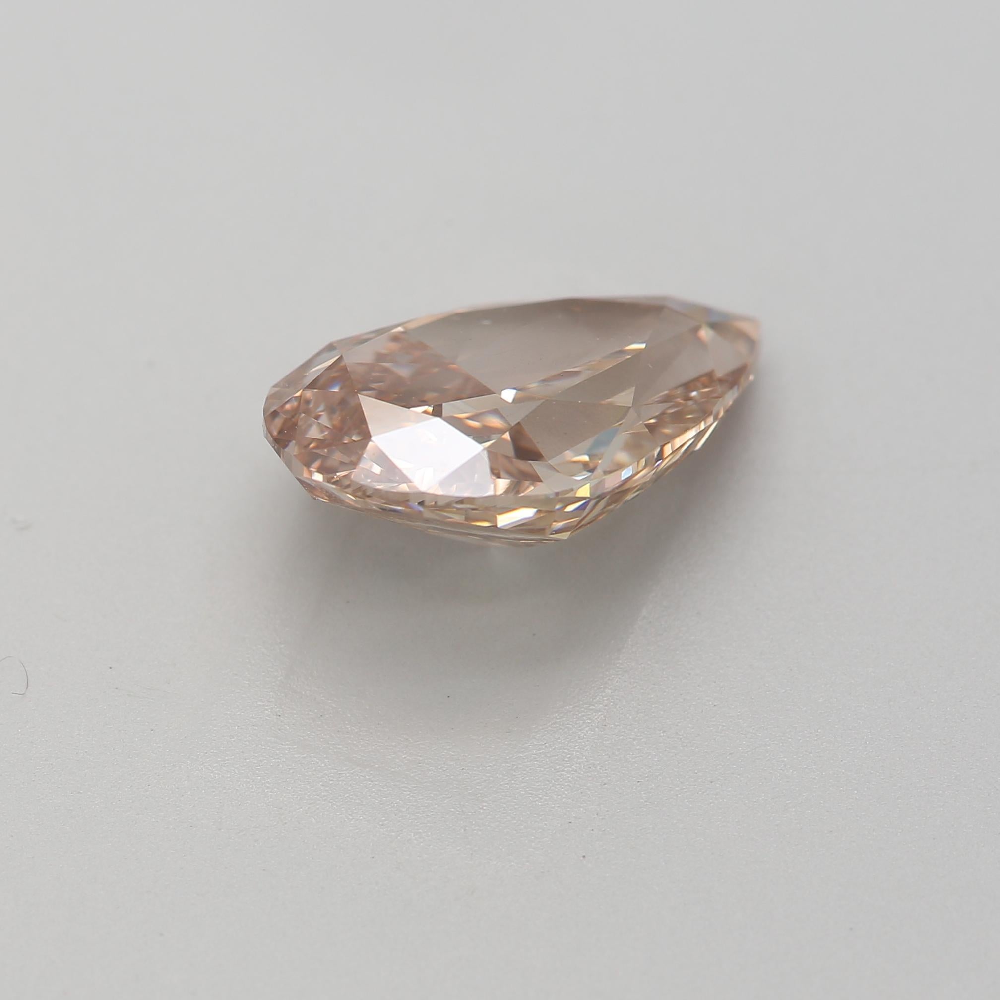 GIA Certified 1.70 Carat Fancy Orange Brown SI1 Clarity Diamond For Sale 1
