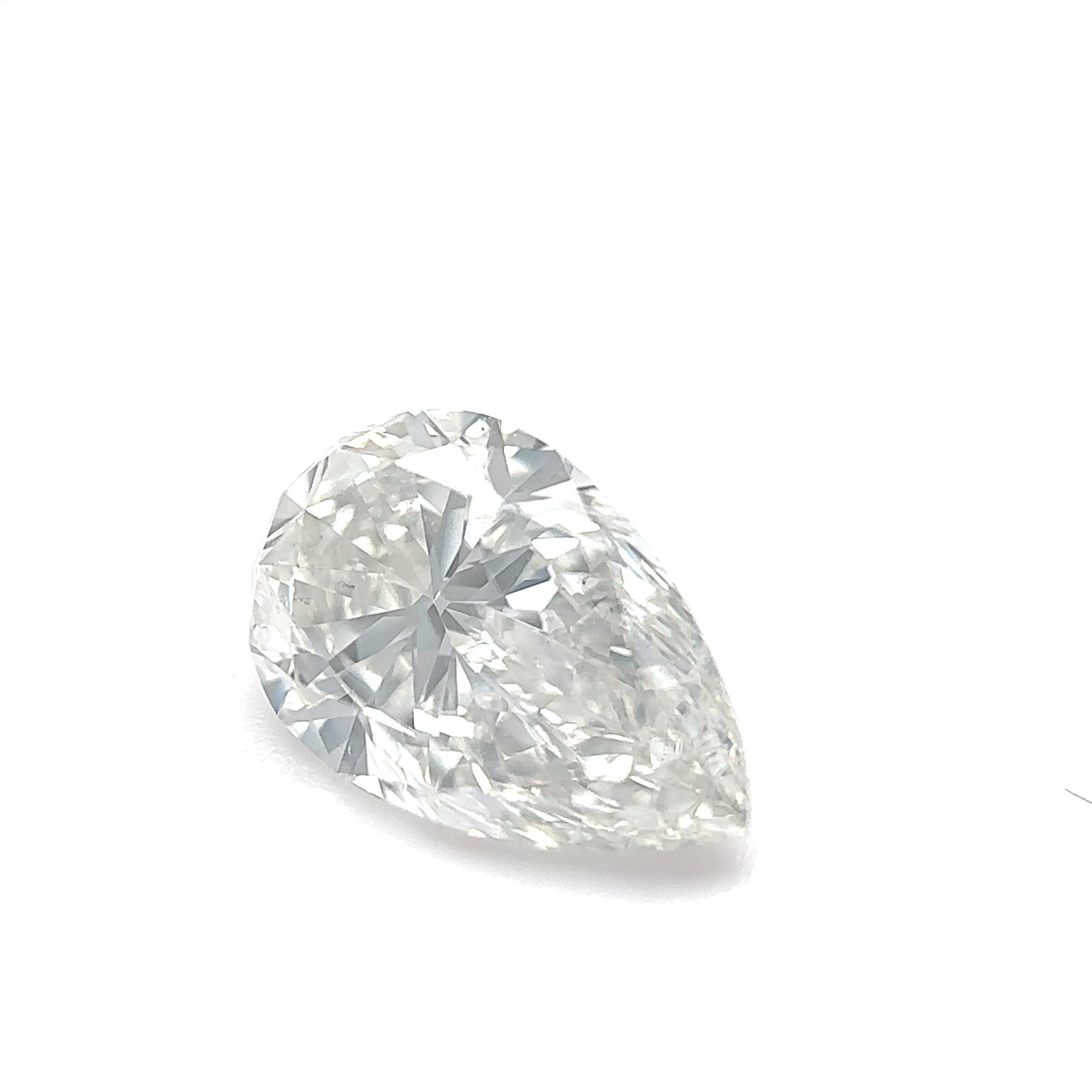 GIA-zertifizierter 1,70 Karat birnenförmiger natürlicher Diamant (Verlobungsringe) (Tropfenschliff) im Angebot