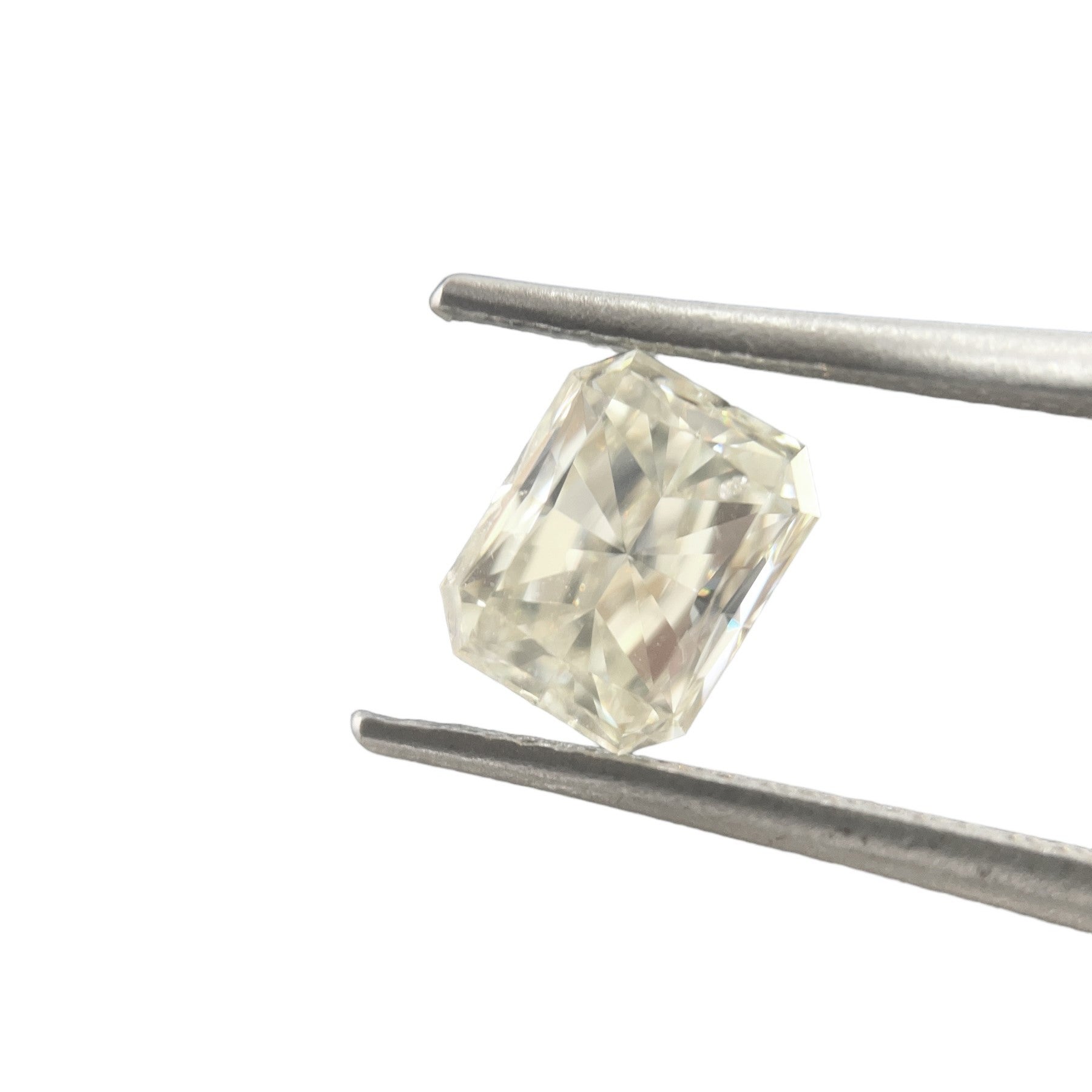 GIA Certified 1.70 Carat Radiant N , SI2 Natural Diamond For Sale