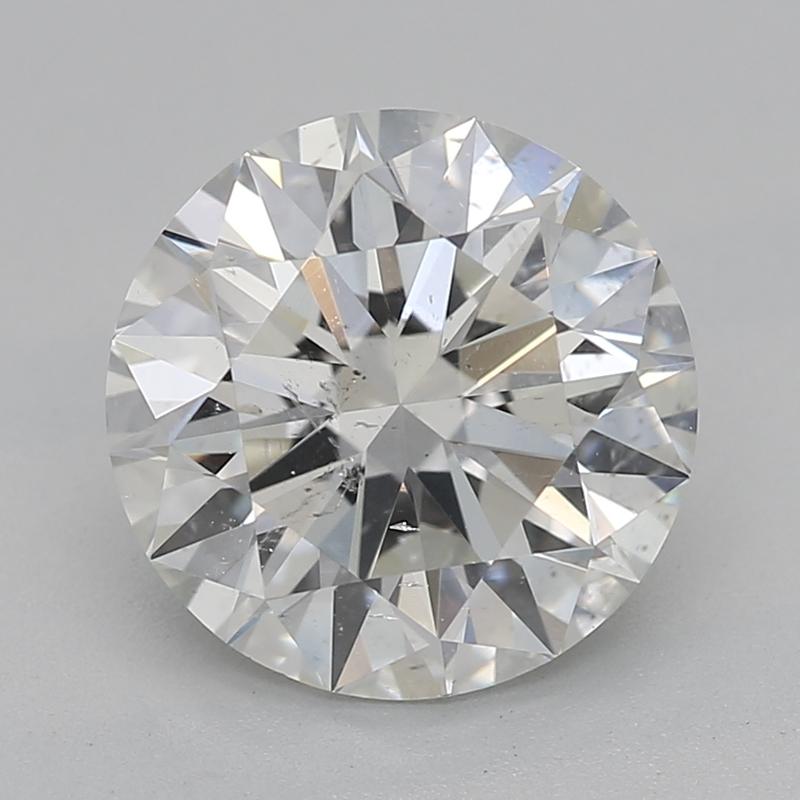 Handcrafted in New York, this captivating diamond ring features a stunning round diamond at its center, boasting an impressive 1.70 weight, graded with a I and SI2. The ring is exquisitely crafted from platinum , presenting a luxurious yet versatile