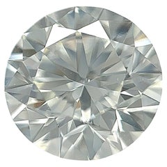 Diamant naturel brillant rond de 1,71 carat certifié par la GIA (bagues de fiançailles)