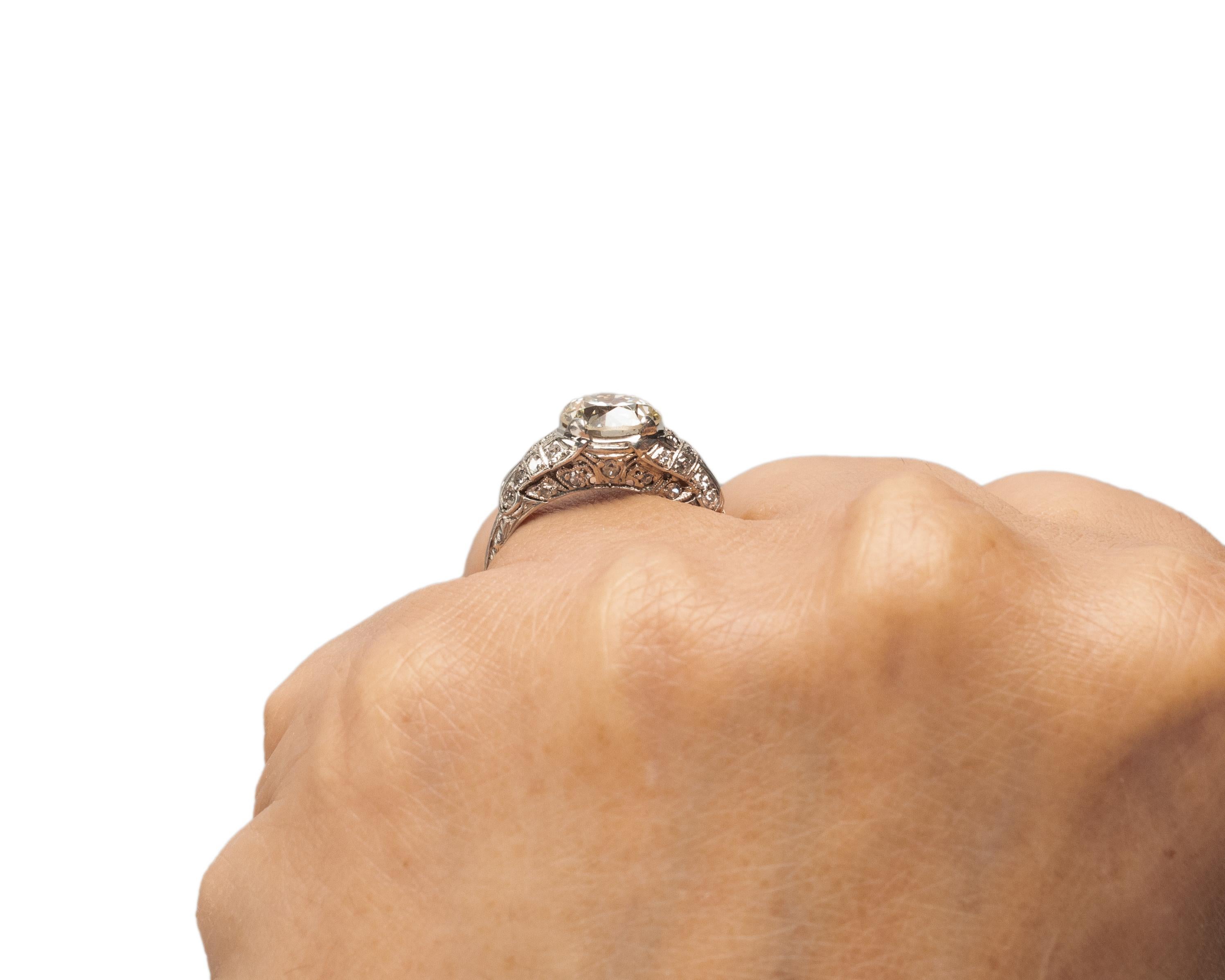 GIA Certified 1.72 Carat Diamond Engagement Ring For Sale 3
