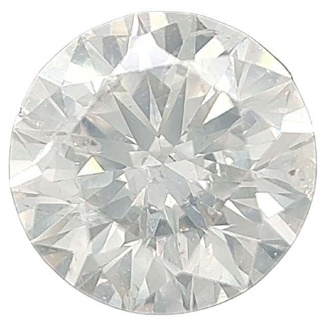 GIA Certified 5.02 Carat Round Cut Diamond G Color SI1 Clarity Loose ...