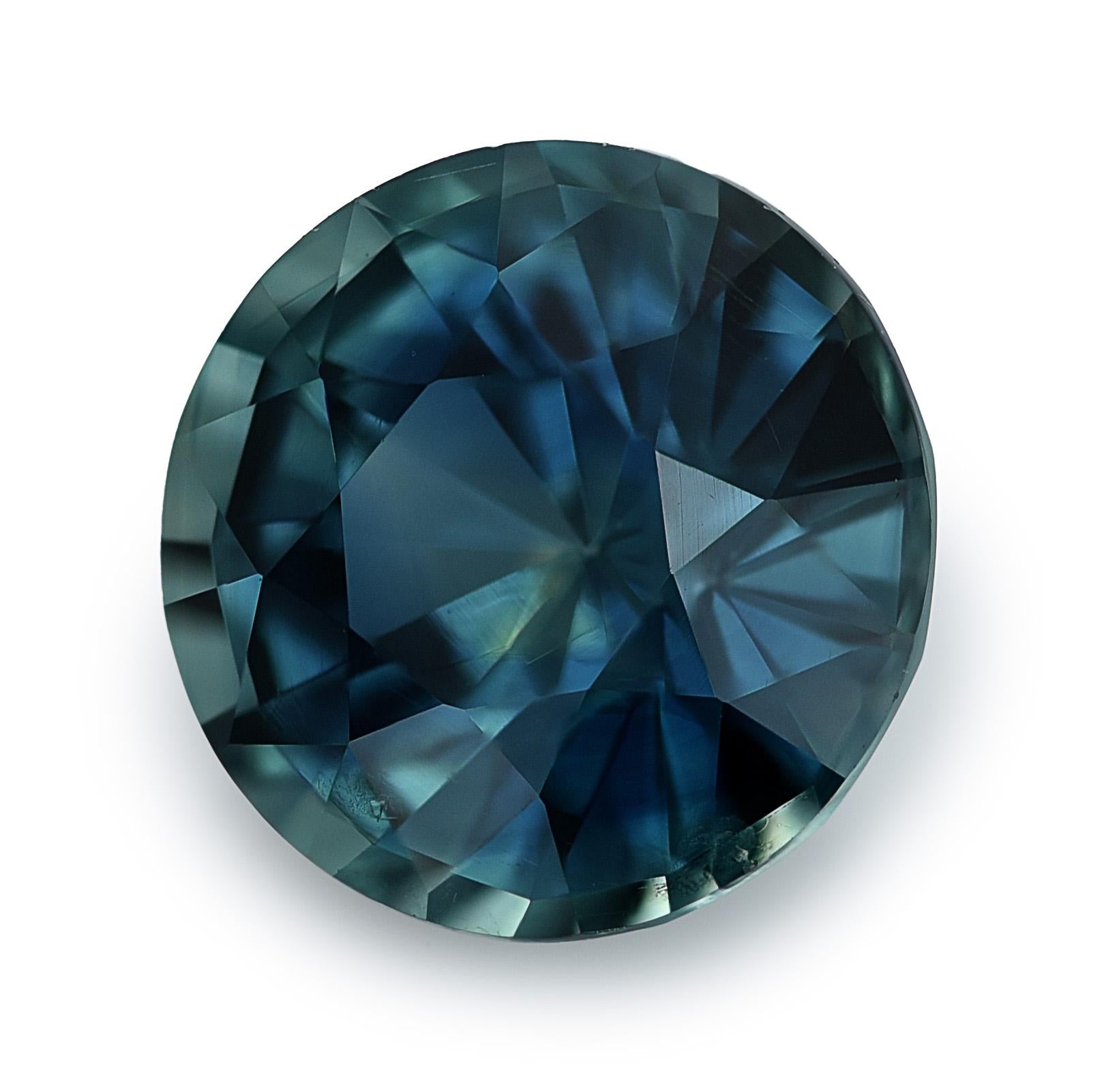 Mixed Cut Natural Unheated Green Blue Sapphire Gemstone 1.72 carats with GIA Report