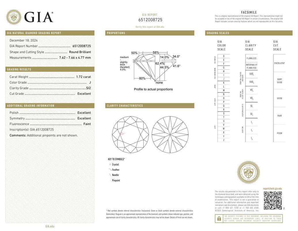 Contemporary GIA Certified 1.72ct Round & Marquise Cluster Multi-Stone Diamond Ring For Sale