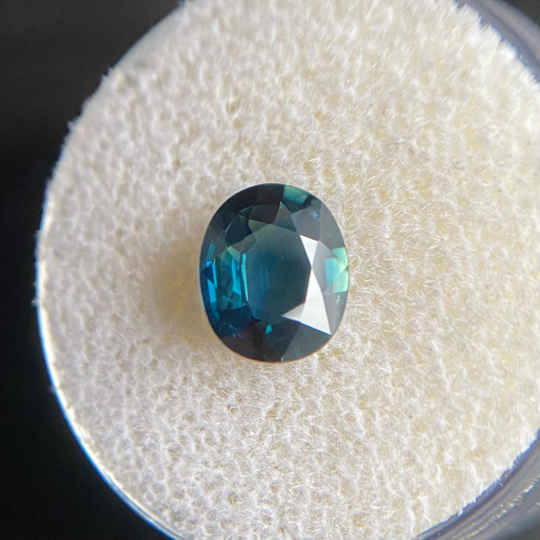 Deep Blue Sapphire Gemstone.

Fine quality unheated sapphire with a beautiful deep blue colour.
Fully certified by GIA confirming stone as natural and untreated. Very rare for natural sapphires.

1.73 Carat with very good clarity, a very clean stone