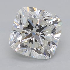 GIA Certified 1.73ct Cushion Hidden Halo Scroll Cathedral Diamond Ring