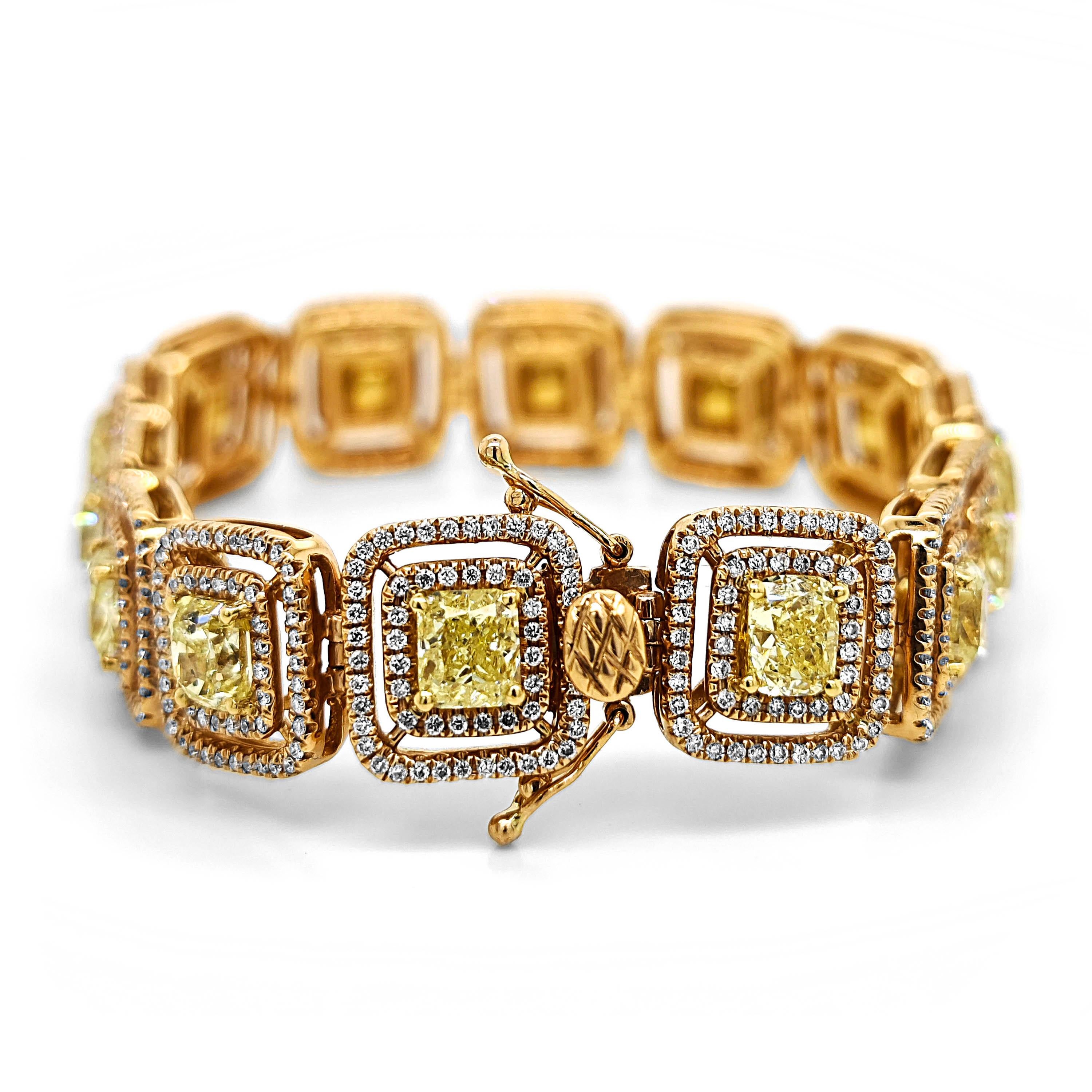 820 Fancy Diamonds: 17.6 Carats
Metal: 18K Rose Gold, 35.10 Grams
GIA Certificate # 1152853122
